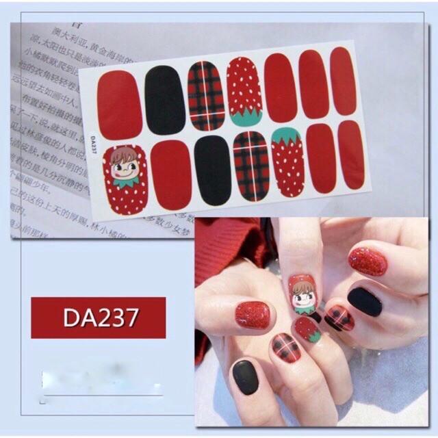 Set dán móng tay nails dán nghệ thuật nhiều màu - có ngay bộ móng đẹp trong 5 phút (Nail wraps / Nail stickers)