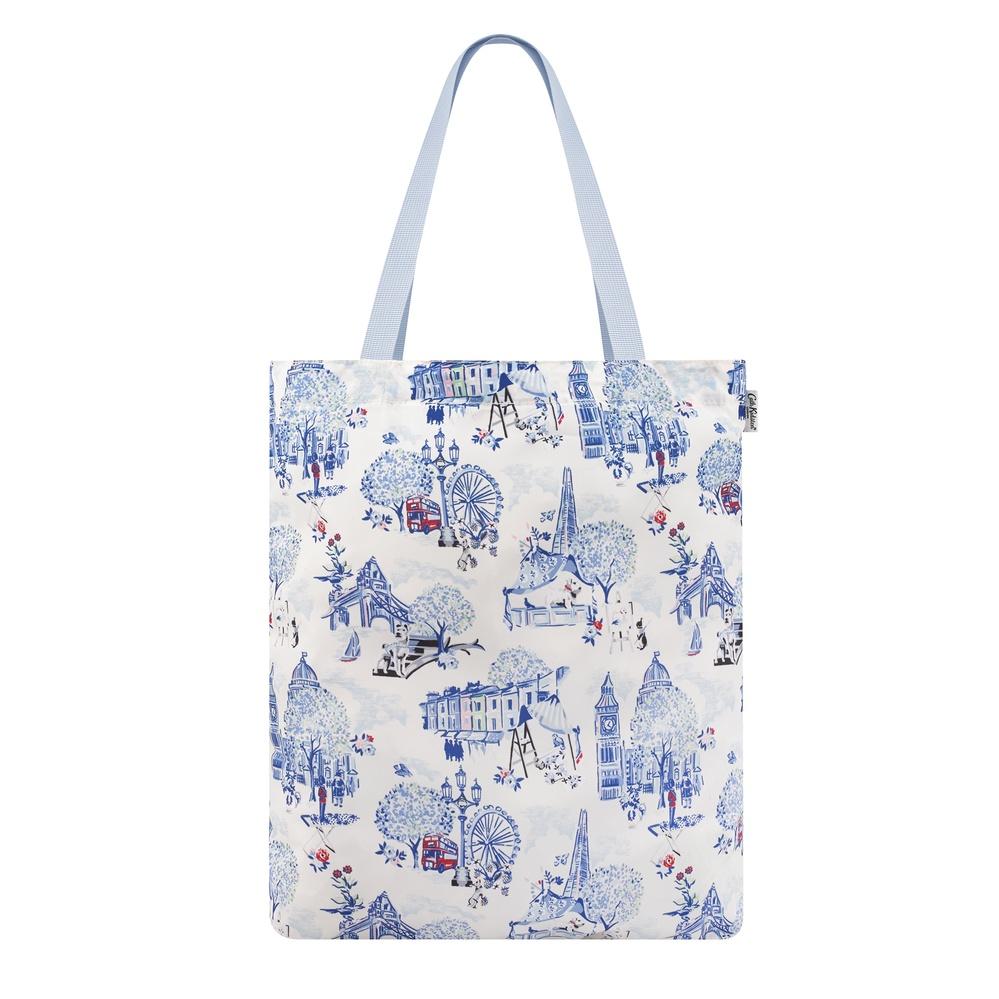 Túi/Small Foldaway Tote  30 Years London Toile - Cream - 1082746