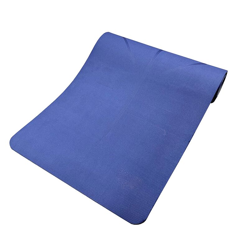 Thảm tập Yoga định tuyến Zera TPE 2 lớp 6mm - Xanh coban