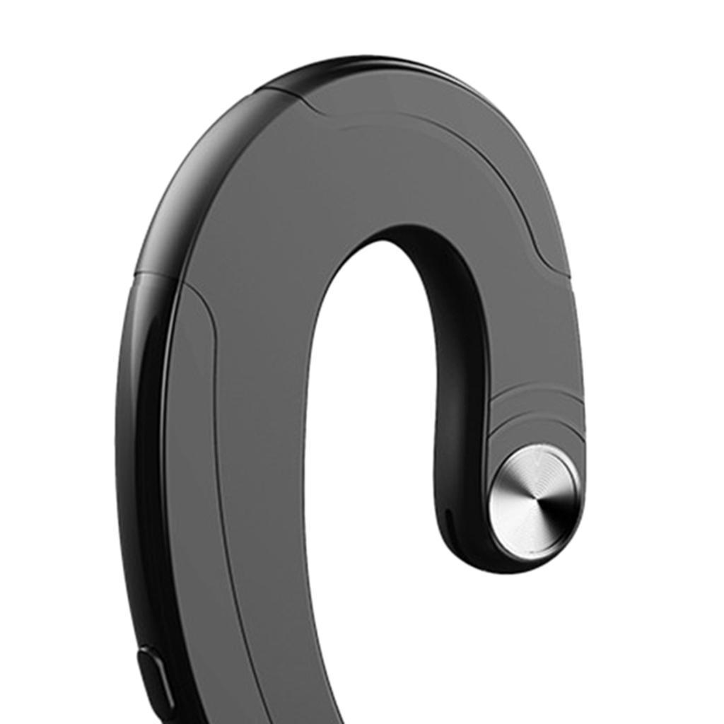 Q25 Wireless Bluetooth Headphones With Mic Connection Ear Hook Black