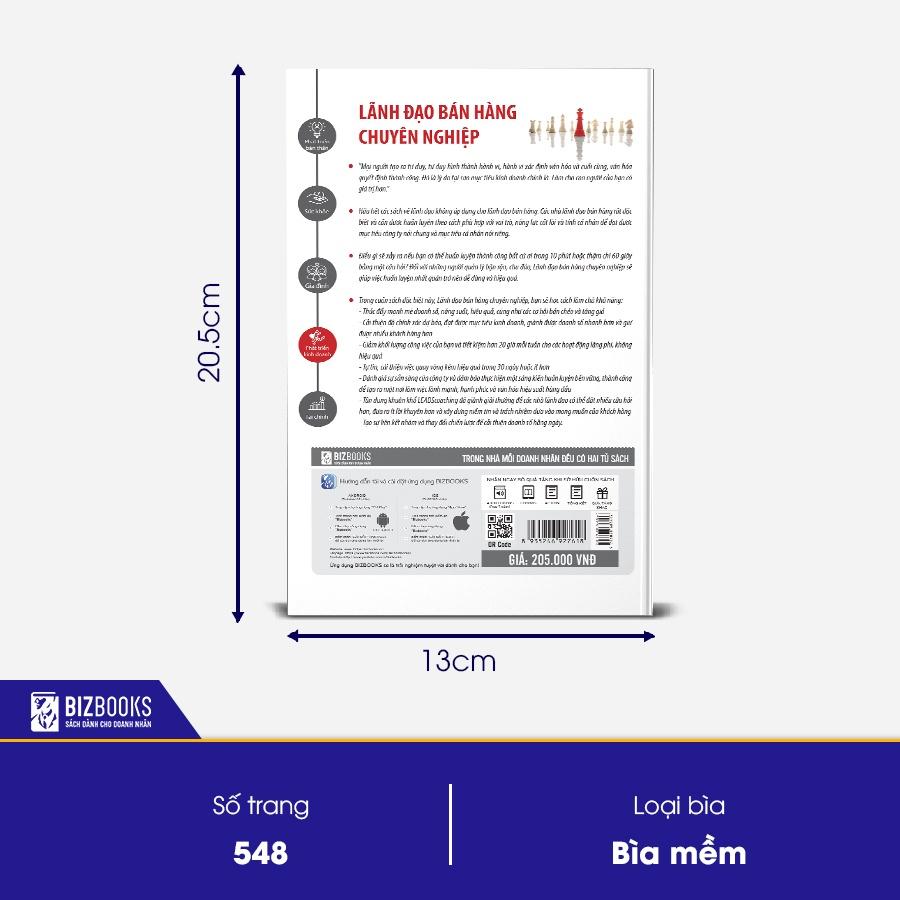 BIZBOOKS - Sách Lãnh đạo bán hàng chuyên nghiệp: Bí Quyết Xây Dựng Đội Nhóm Bán Hàng &quot;Bất Khả Chiến Bại&quot;
