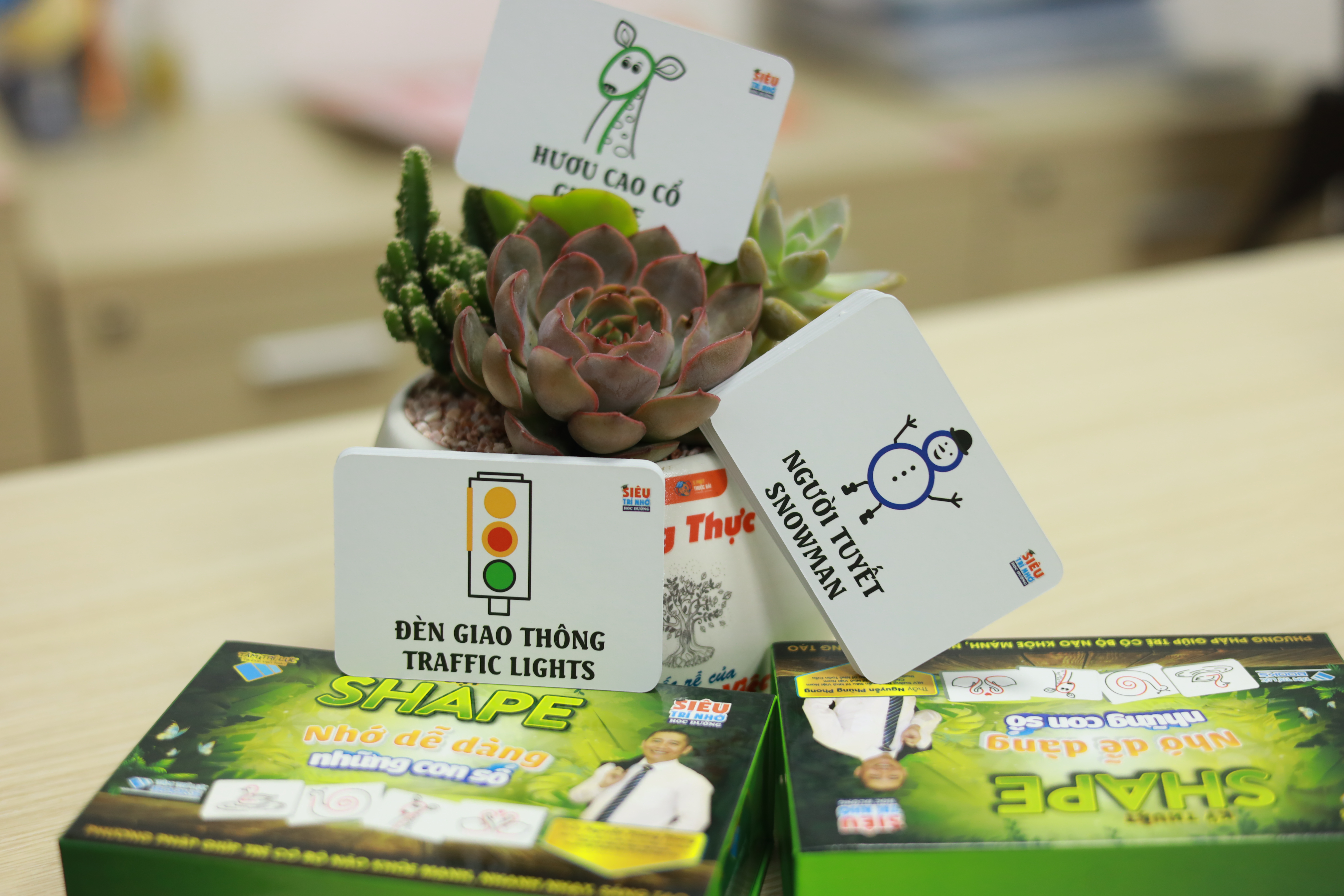 Bộ thẻ học thông minh cho bé FLASHCARD SHAPE - Nhớ dễ dàng những con số