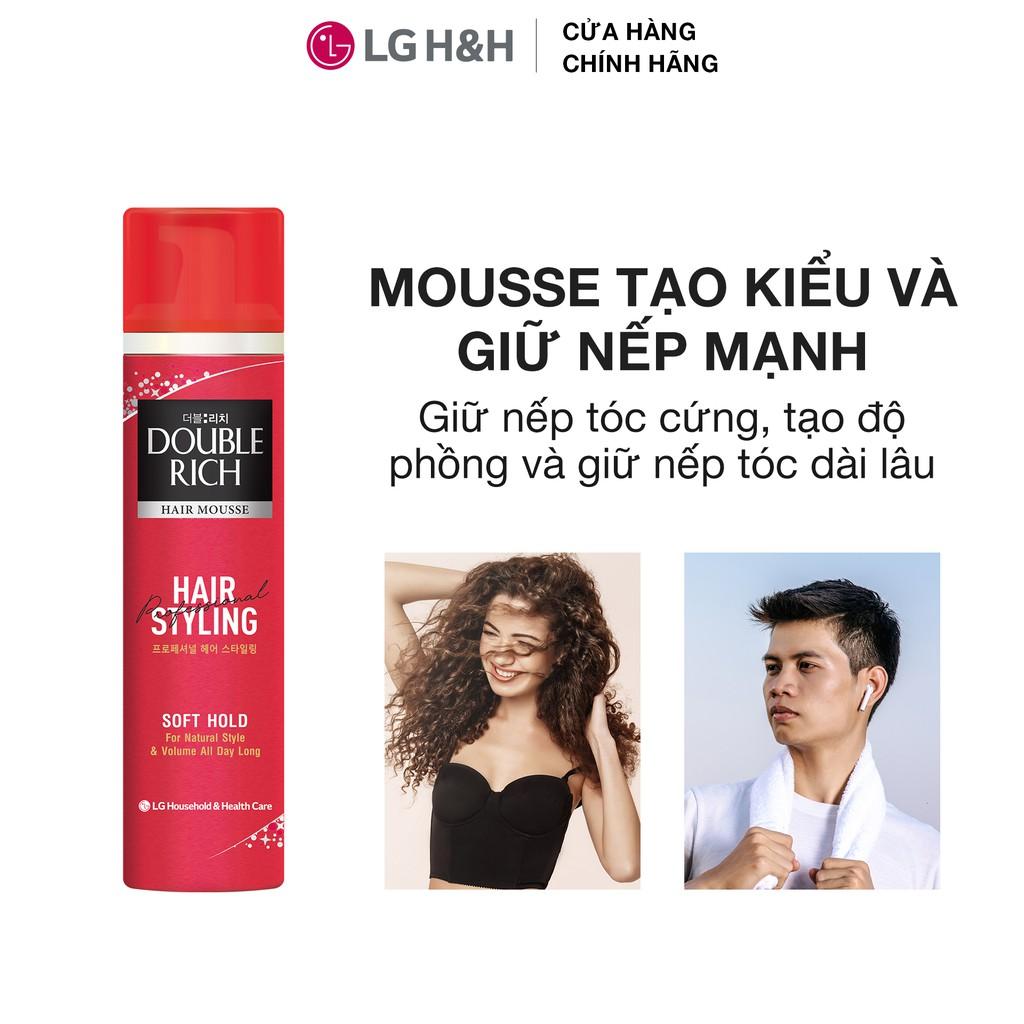 Mousse tạo kiểu tóc Double Rich HAIR MOUSSE 150ml