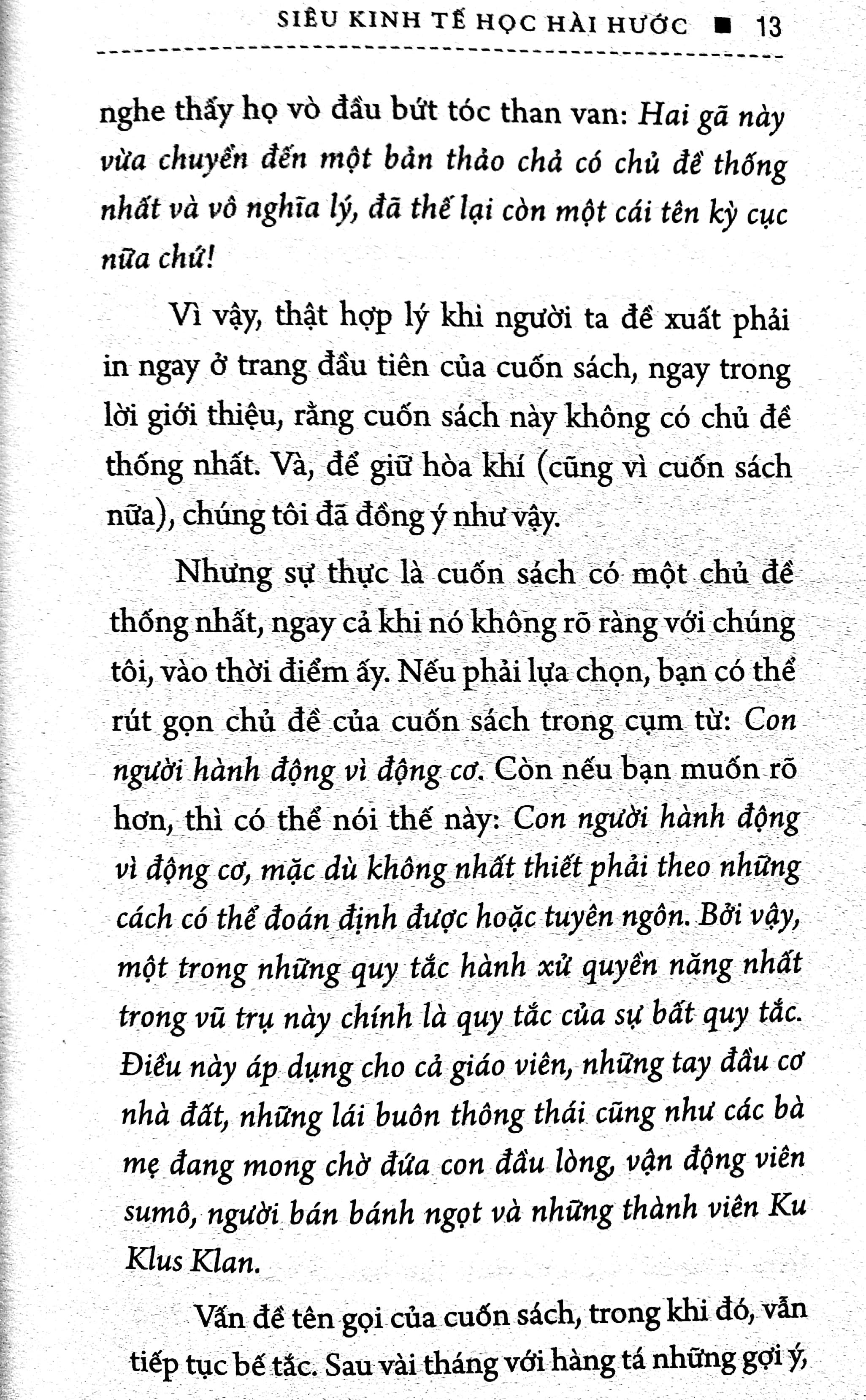 Siêu Kinh Tế Học Hài Hước