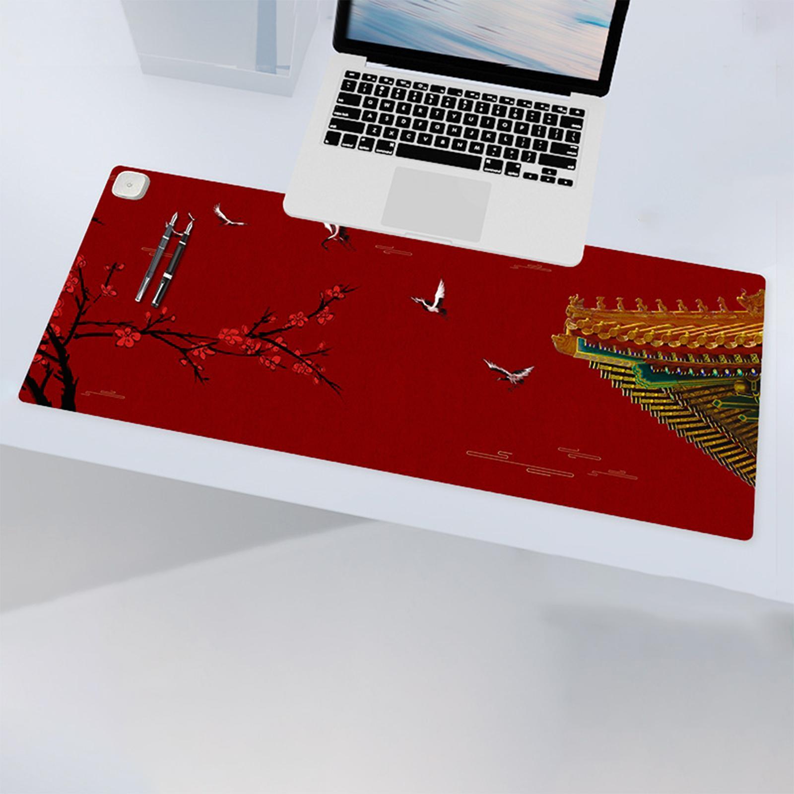 Heated Desk Mat 3 Speeds Touch Control for Work Table Office