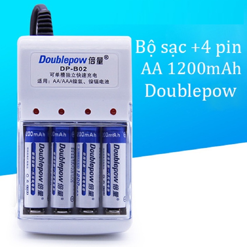Pin sạc aa - bộ sạc pin tiểu