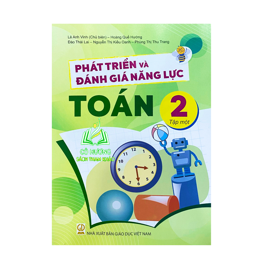 Sách - Combo Phát triển và đánh giá năng lực Toán 2 tập 1 +2 - ĐN
