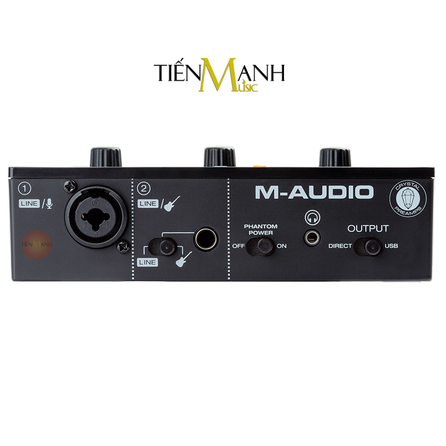 Soundcard M-audio M-Track Solo Bộ Thu Âm, Livestream MAudio MTrack Audio Sound Card M Track Hàng Chính Hãng - Kèm Móng Gẩy DreamMaker