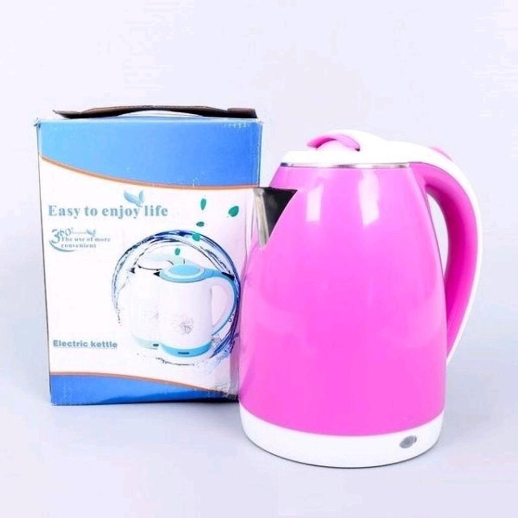 Ấm Siêu Tốc Màu 2 Lớp Cách Nhiệt CHỐNG NÓNG CHỐNG GIẬT An Toàn 1,8L