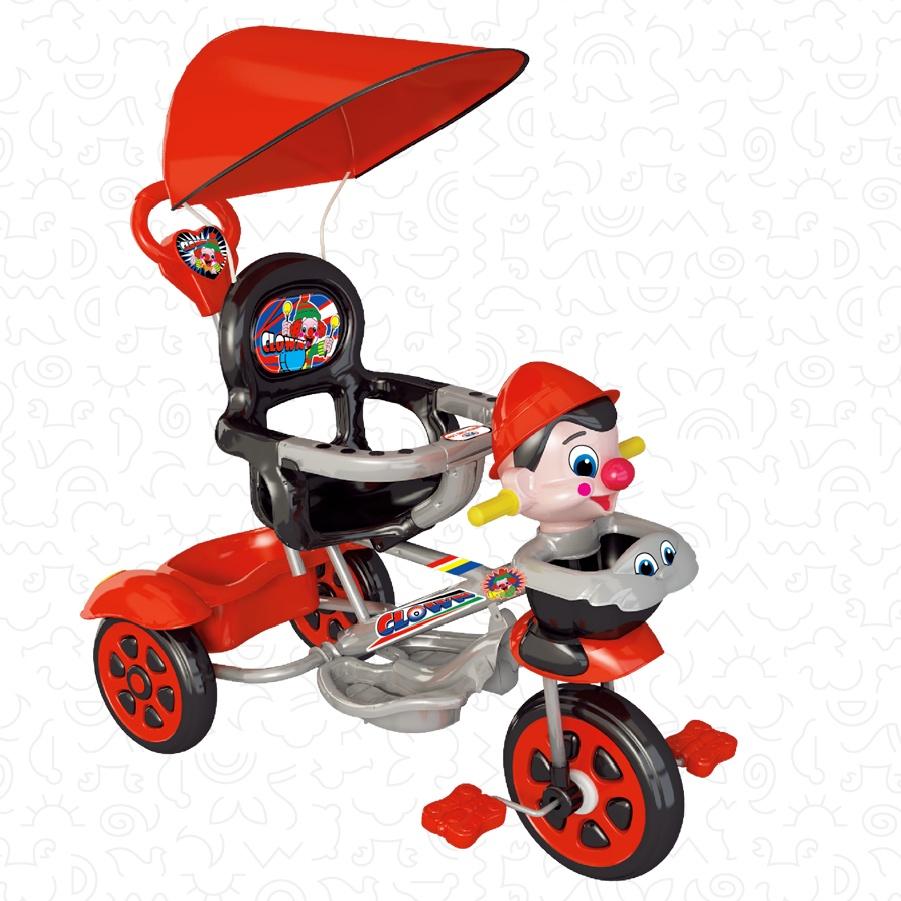 Xe 3 Bánh Trẻ Em L10 Chú Hề BH (Có nhạc) - M1626B-X3B