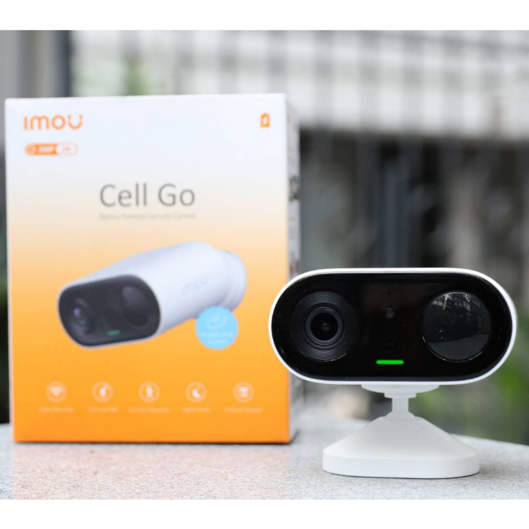 Camera dùng pin không dây IMOU Cell Go IPC-B32P-V2 2K - Dùng trong nhà và ngoài trời, hỗ trợ quay video, có loa báo động - Hàng chính hãng