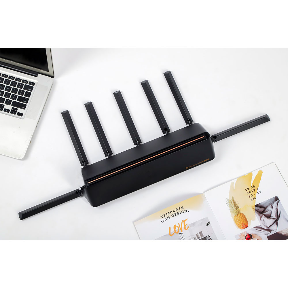 Bộ phát Wifi Router Xiaomi AX6000 AIoT băng tần kép Wifi 6 6000Mbps hỗ trợ Mesh hỗ trợ kết nối 248 thiết bị - Hàng nhập khẩu