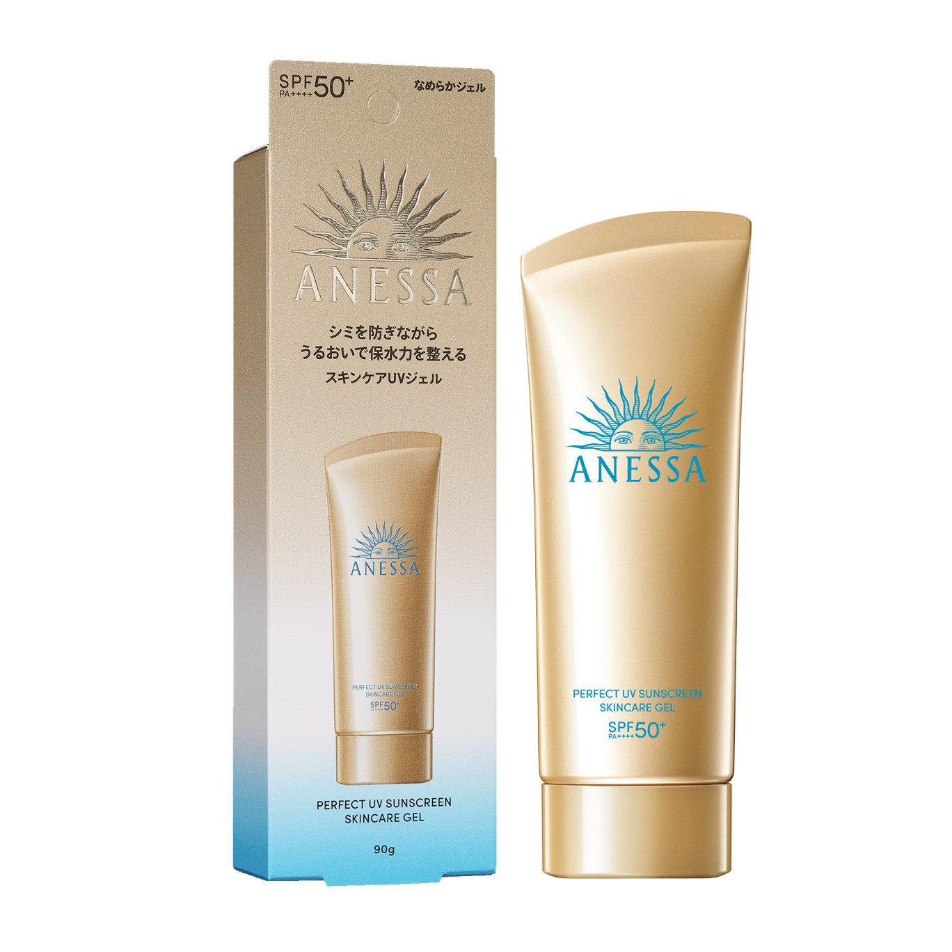 Gel Chống Nắng Anessa Dưỡng Ẩm Bảo Vệ Hoàn Hảo Perfect UV SPF50+ PA++++ 90g