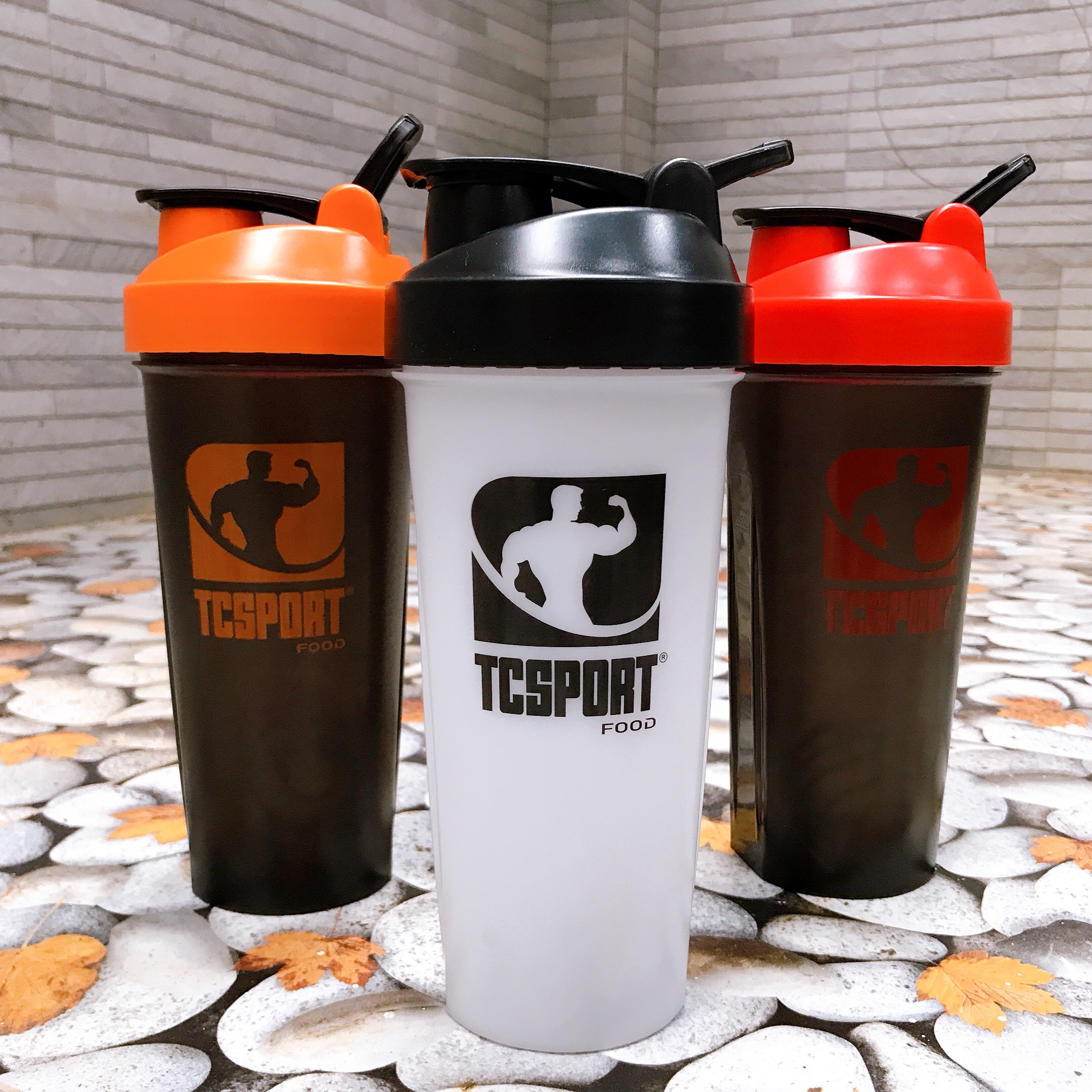 Bình Lắc TC SPORT FOOD dung tích 600ml - Shaker Bottle - Bình có banh lò xo - Lắc sữa Whey Protein cho gymer - Lựa chọn màu sắc - Nhựa cao cấp