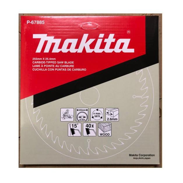 Hình ảnh Lưỡi Cưa Hợp Kim Makita P-67885 (255 x 25.4 x 40T)