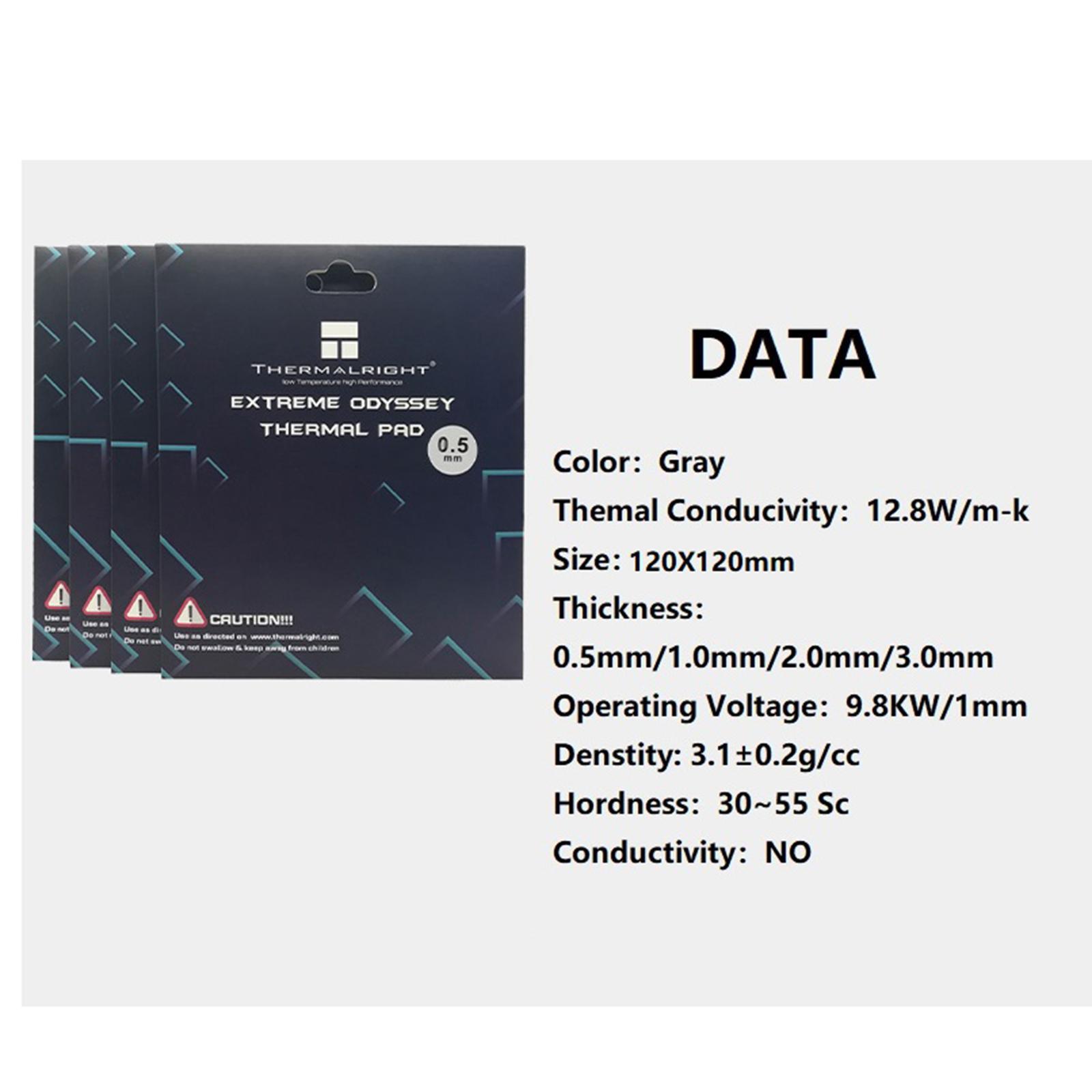 Thermal Pad Non Conductive Heat Resistance Simple for PC Laptop