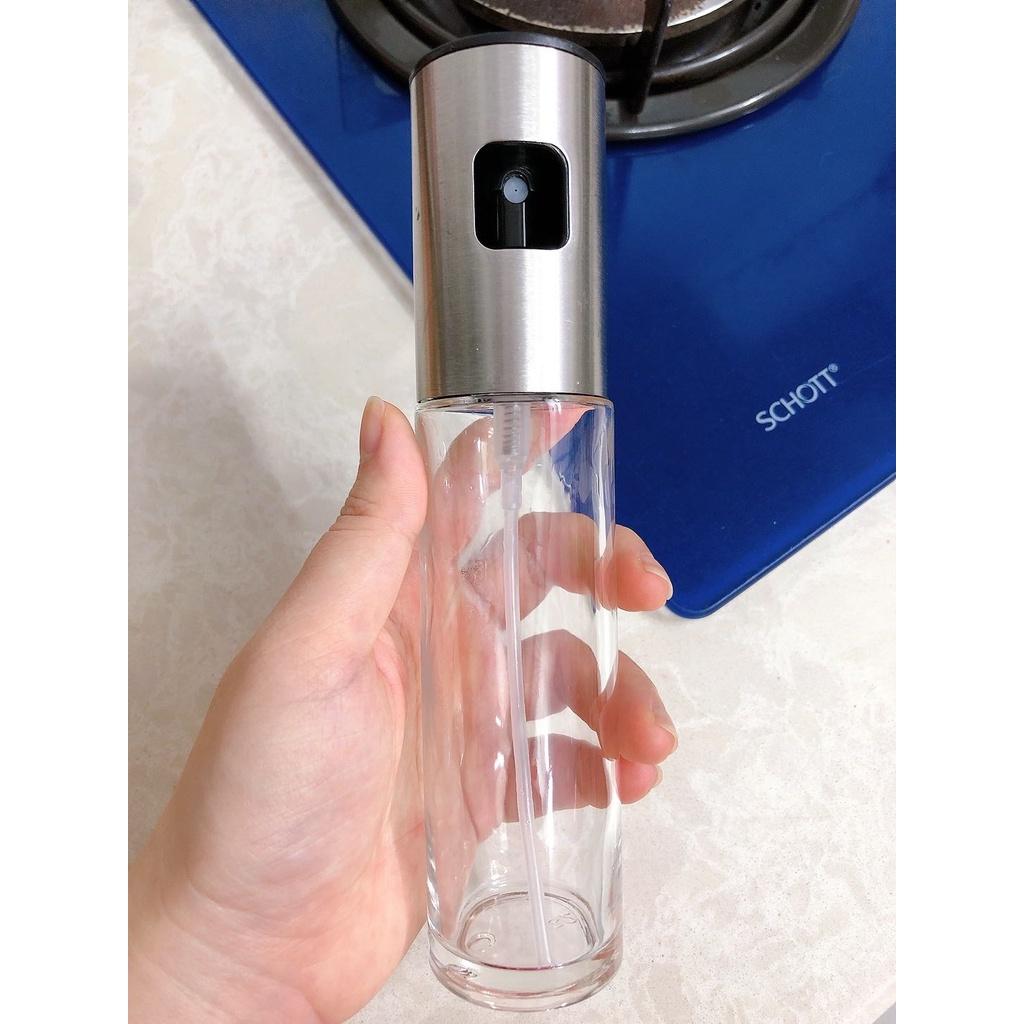Bình Xịt Dầu Ăn Phun Sương Thủy Tinh 100ml H315