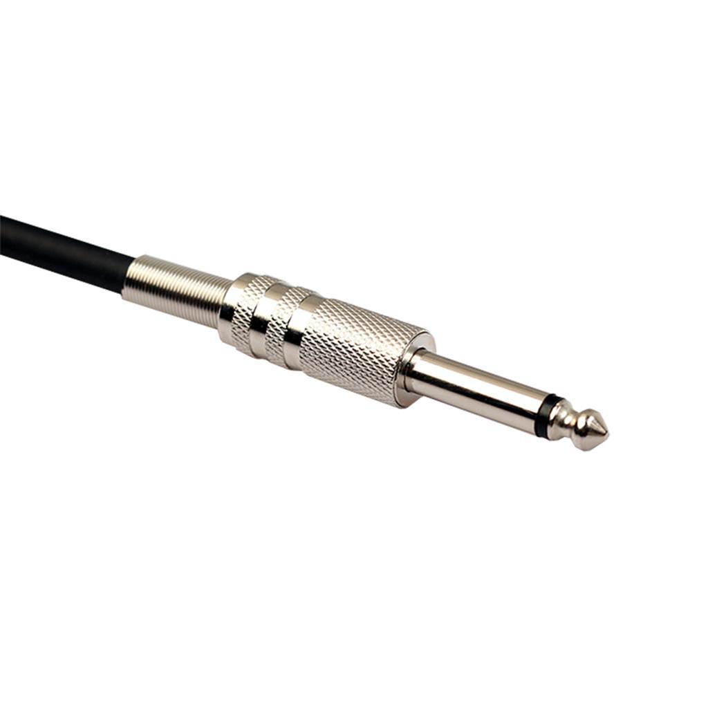2 Pieces XLR Male 3 Pin to 1/4'' 6.35mm Mono Microphone Cable for Professional Stage, DJ, Pro, Studio Cable 1m