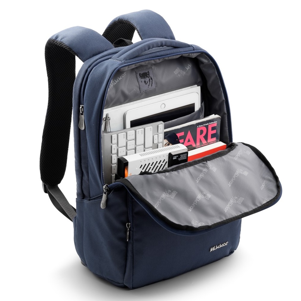 Balo Laptop Mikkor The Maddox TMB002 - Xanh Navy (15.6" - Mac 17")