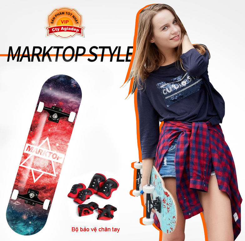Ván trượt chuyện nghiệp cao cấp, Ván trượt Marktop chất lượng siêu bền bán chạy bảo hành 12 tháng
