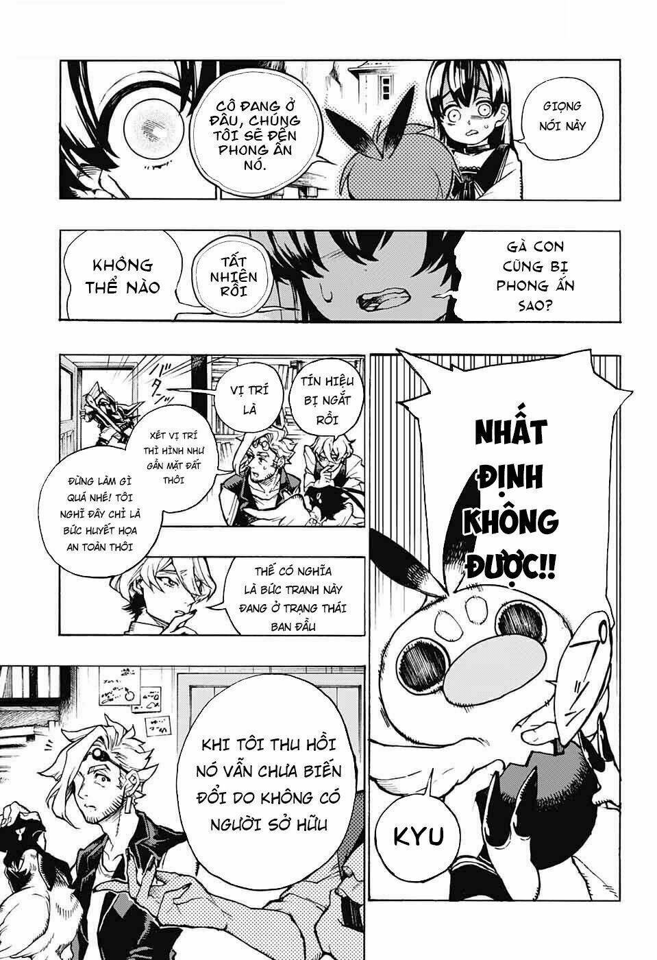 những bức họa quái dị của phù thủy chapter 4 35