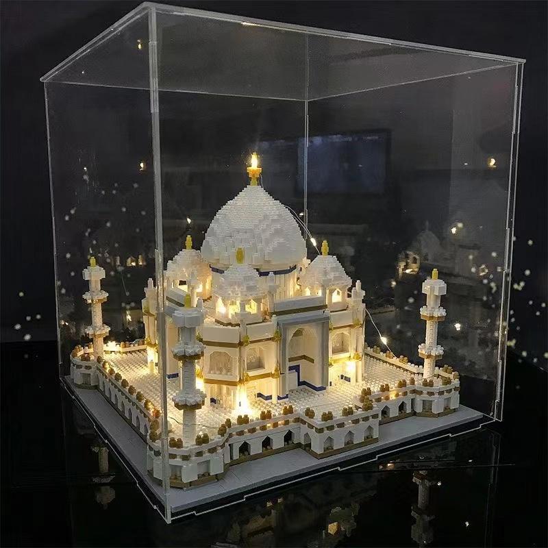 Hộp nhựa cứng PVC bảo vệ xe mô hình nhiều tỷ lệ bearbrick và chống bụi đồ chơi lắp ghép mô hình kiến trúc các kích thước
