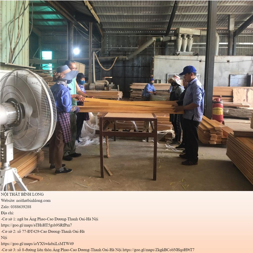 Combo giường bàn trang điểm