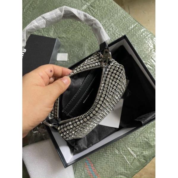 Túi nữ có quai xách và dây đeo chéo đính đá siêu đẹp + full box xịn xò