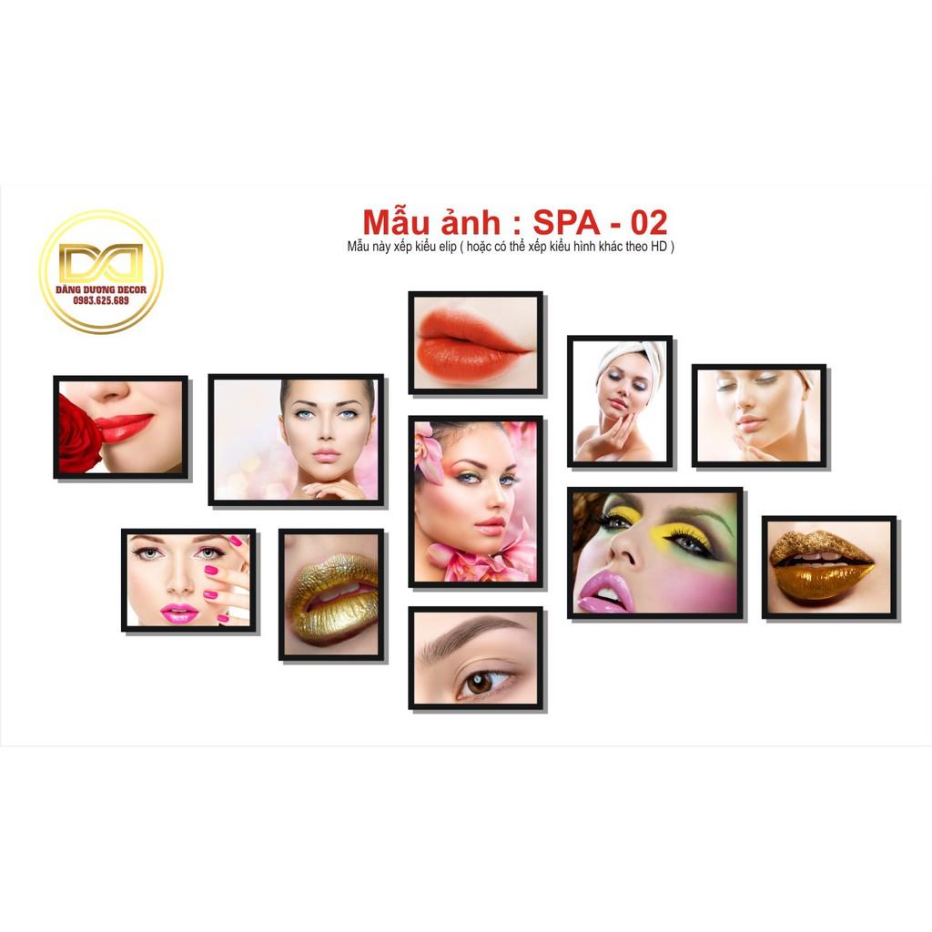 Bộ tranh trang trí Nail - Spa - Thẩm mỹ - Mẫu đa dạng - Dễ lắp đặt - Sang chảnh.