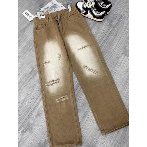 Baggy jeans quần jean form hàn quốc phong cách