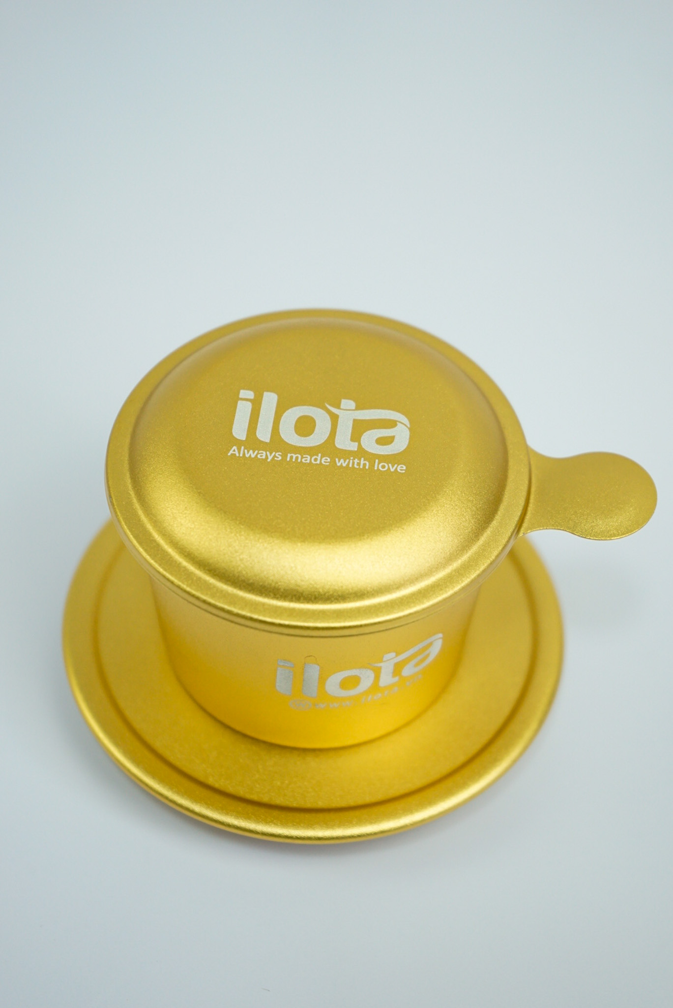 Phin nhôm cao cấp nhiều màu pha cà phê ILOTA dùng công nghệ Anode có độ bền vĩnh cửu, giữ nhiệt tốt