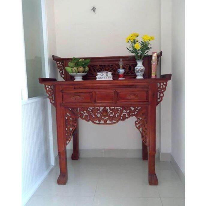 Bàn Thờ Gia tiên 2 Tầng Gỗ tràm ,BÀN cúng gỗ