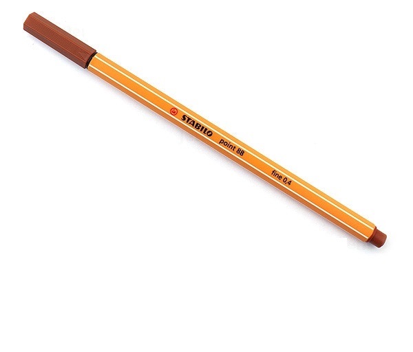 Bút kim màu Stabilo Point 88 - Needle Point - 0.4mm - Màu nâu đất (88/75)