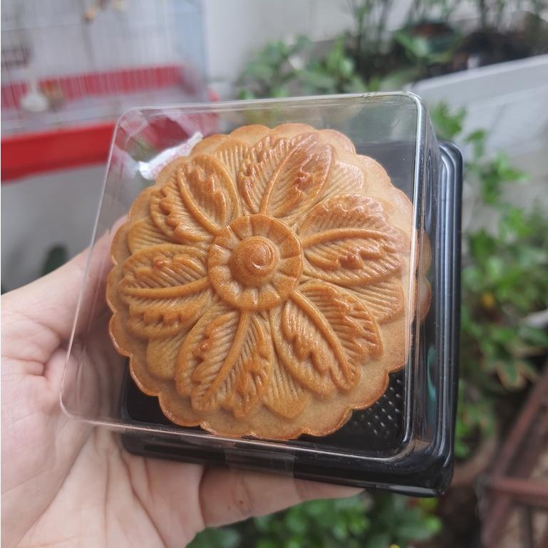 100 Hộp Vuông Đế Đen XY80S Đựng Bánh Trung Thu 100g - 150g - Macaron