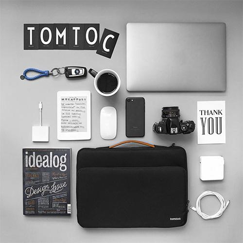 TÚI XÁCH CHỐNG SỐC TOMTOC BRIEFCASE CHO MACBOOK PRO 16” bảo vệ hoàn hảo chống va đập và trầy xước cho máy tính - HÀNG CHÍNH HÃNG