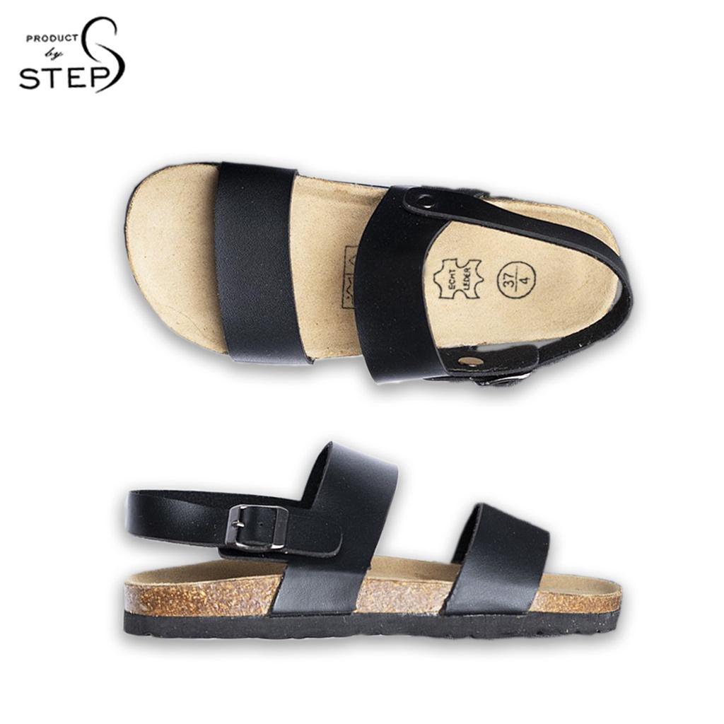 Giày đế trấu Unisex Da tổng hợp (Si PVC) quai đôi (Size 35-45)