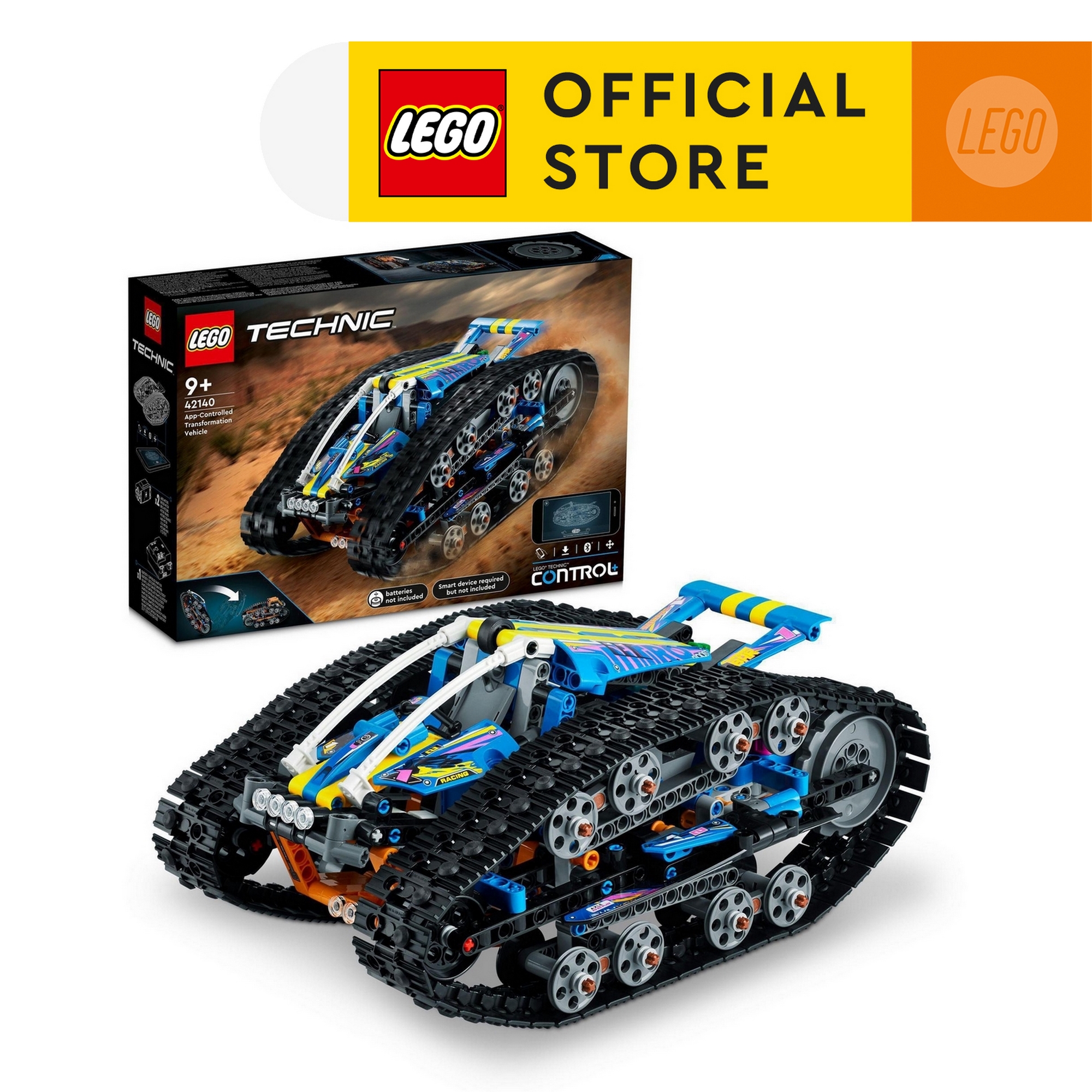 LEGO Technic 42140 Xe Địa Hình Bánh Xích Điều Khiển Từ Xa (772 chi tiết)