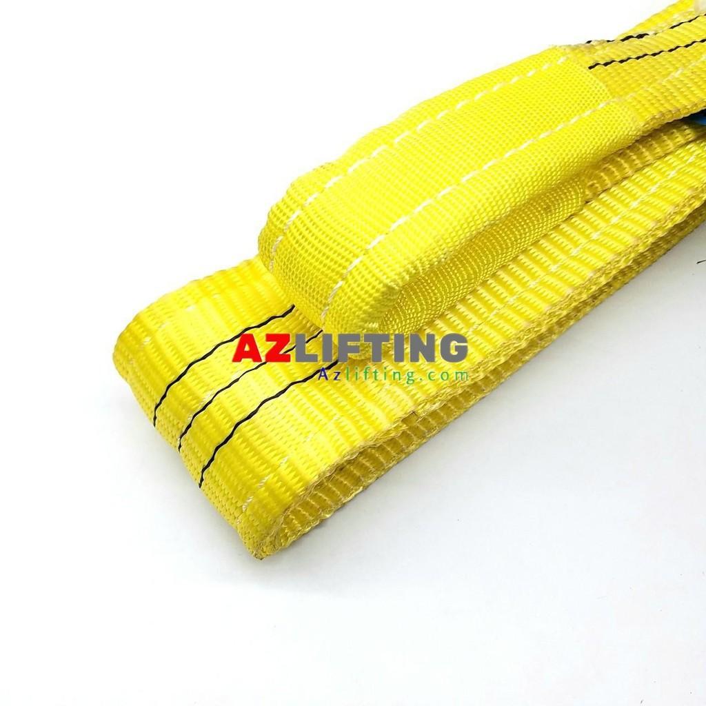 Dây cáp vải cẩu hàng bản dẹp 3 tấn 3 mét hệ số an toàn 6:1