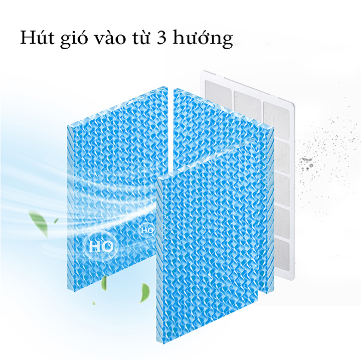 quạt điều hòa hơi nước mẫu siêu to 60L tặng Gel đá khô cao cấp D0650