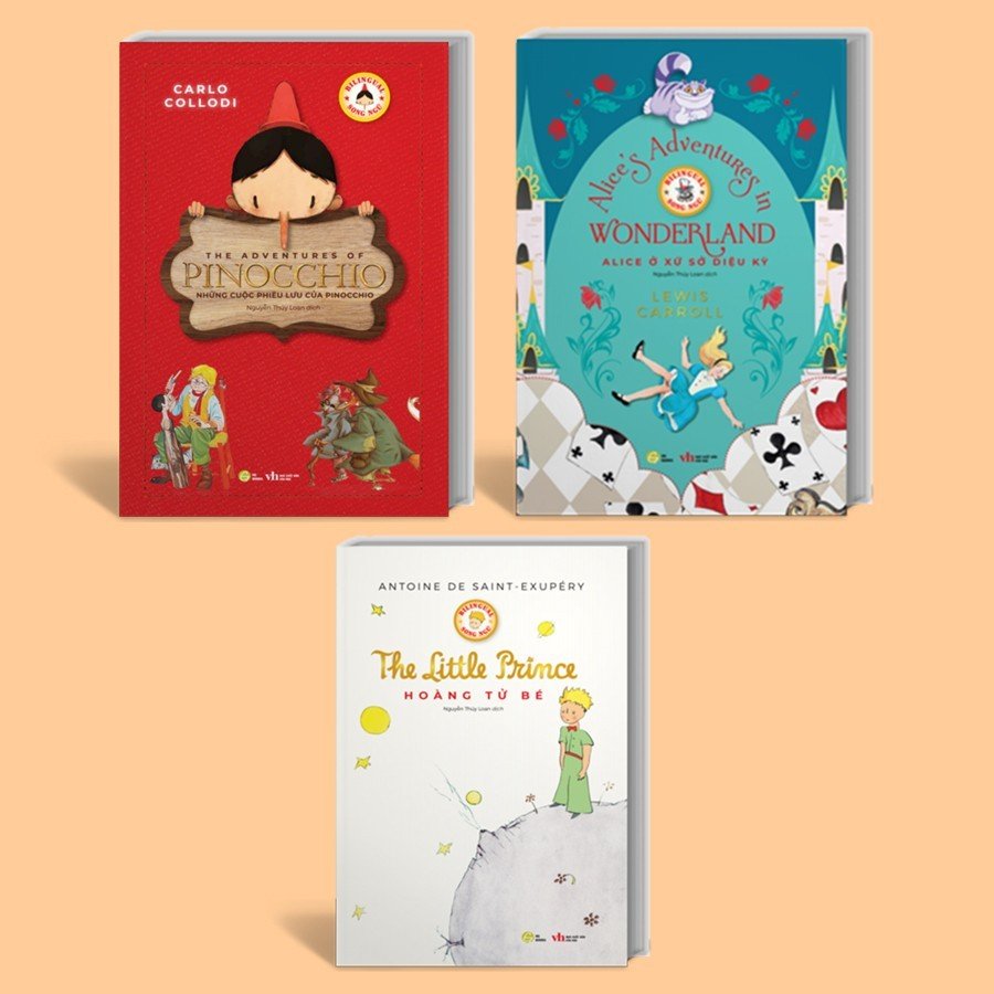 Combo 3 cuốn sách Thiếu nhi Kinh điển Song Ngữ Việt Anh
