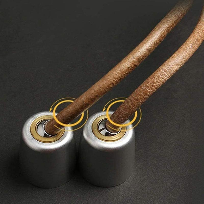 Dây Nhảy Có Tay Cầm Bằng Gỗ Và Da Dây Có Thể Điều Chỉnh Tốc Độ Dây Nhảy Dành Cho Nữ Tập Huấn Luyện Tập Gym Thể Hình