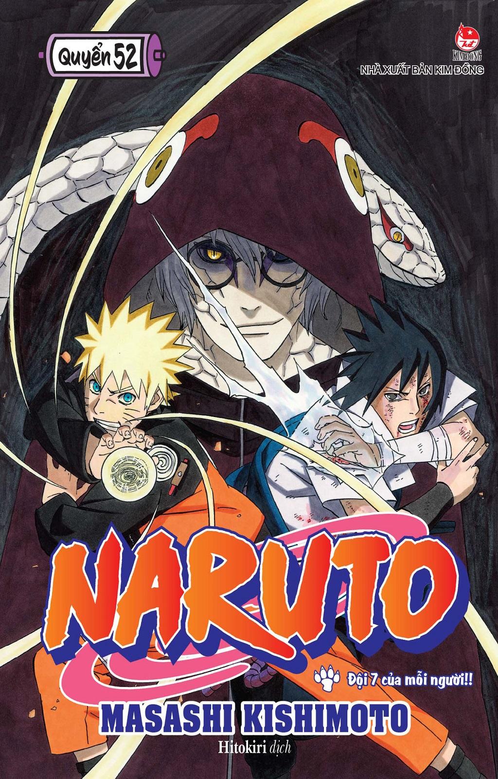 Sách - Naruto - Tập 52 - Đội 7 Của Mỗi Người!! (Tái Bản 2025)