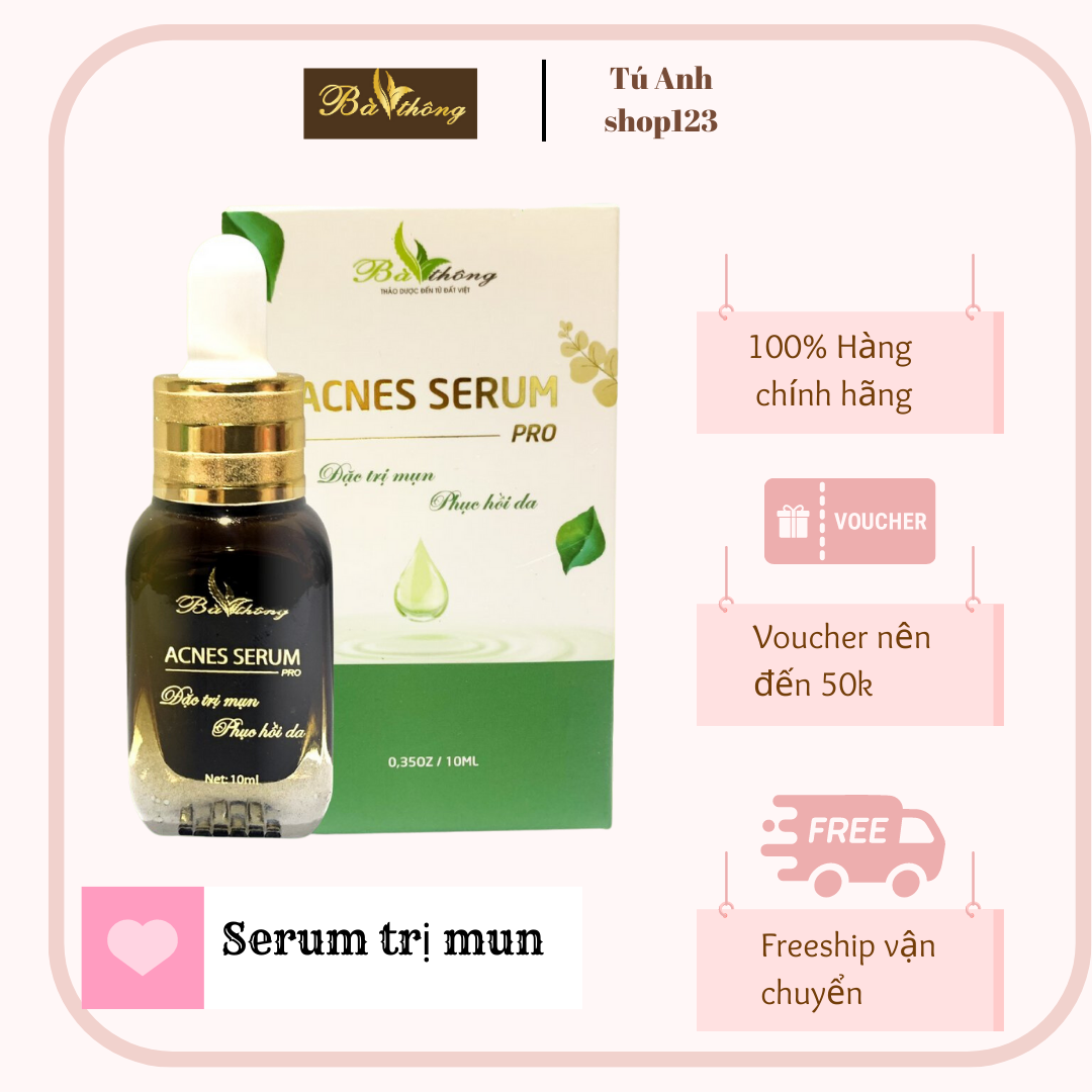 Serum Giảm Mụn Thâm Acnes Serum Bà Thông  Chiết Xuất Từ Thảo Dược Thiên Nhiên, An Toàn, 