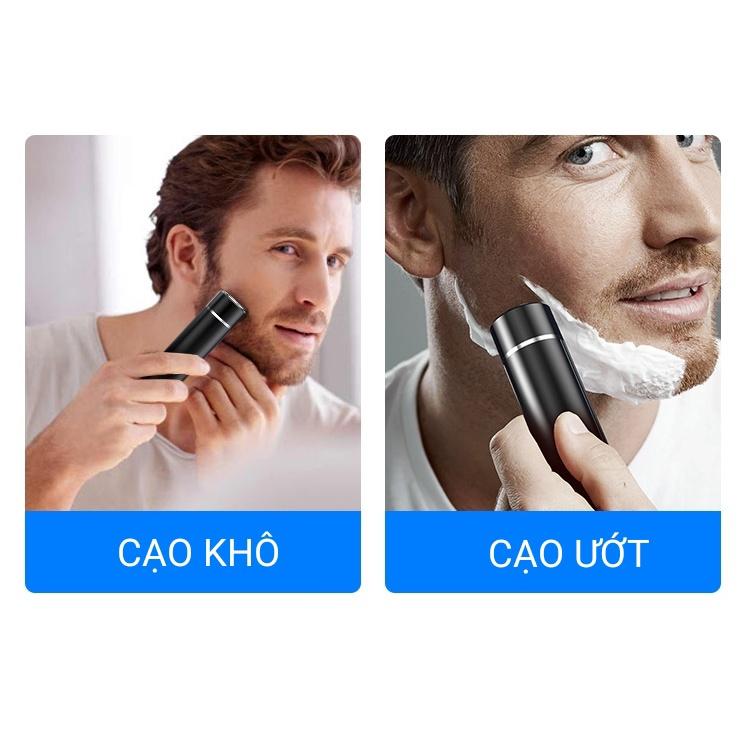 Máy cạo râu giá rẻ pin sạc, cạo râu khô và ướt