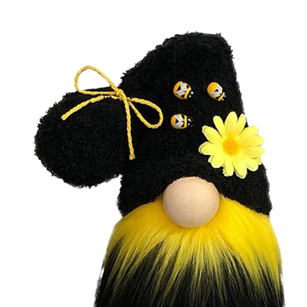 Sunflower Bees Gnome Fall Farmhouse Rustic Beard Doll Ornaments Decor Gifts