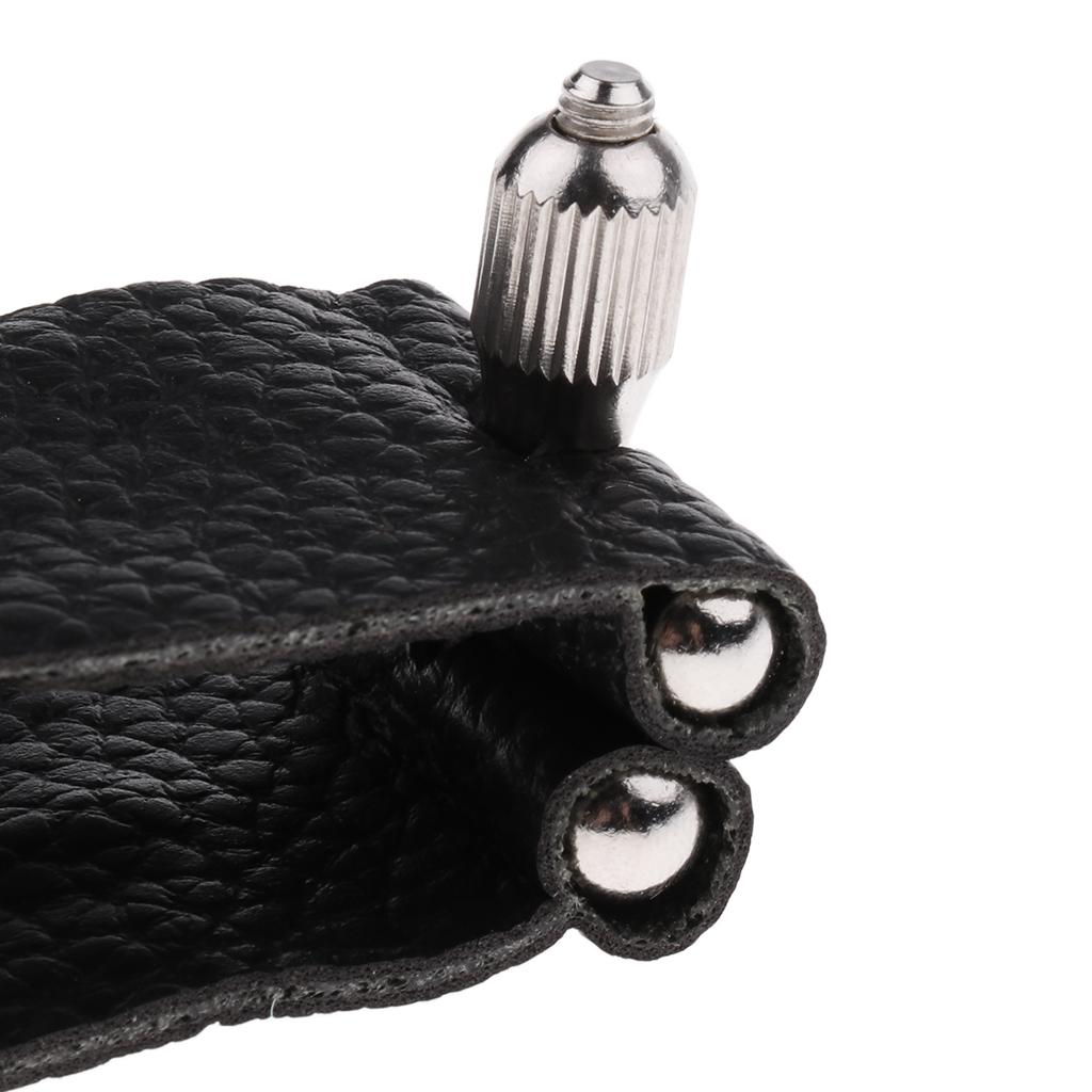 PU Leather Alto Eb Saxophone Ligature for Saxophone Sax Mouthpiece Parts