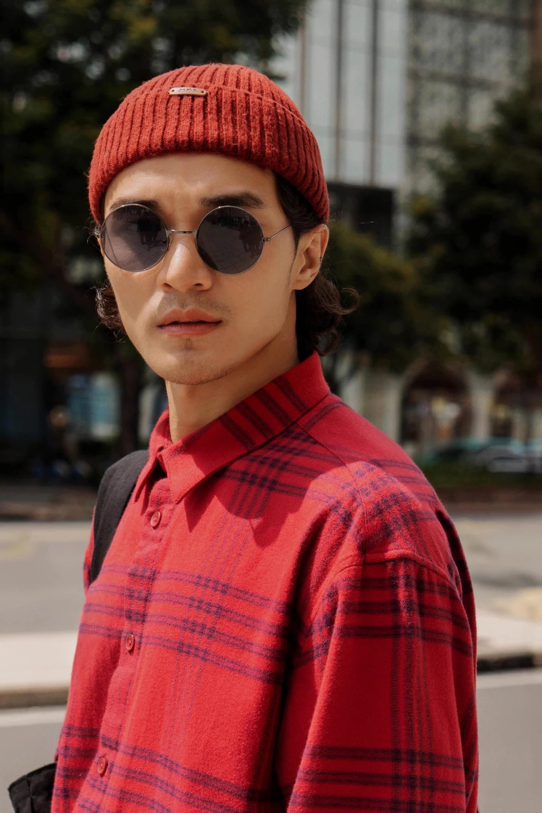 Áo Sơ Mi Flannel Kẻ Caro ROUTINE Nhãn Trang Trí Form Loose - 10F23SHL028 | LASTORE MENSWEAR