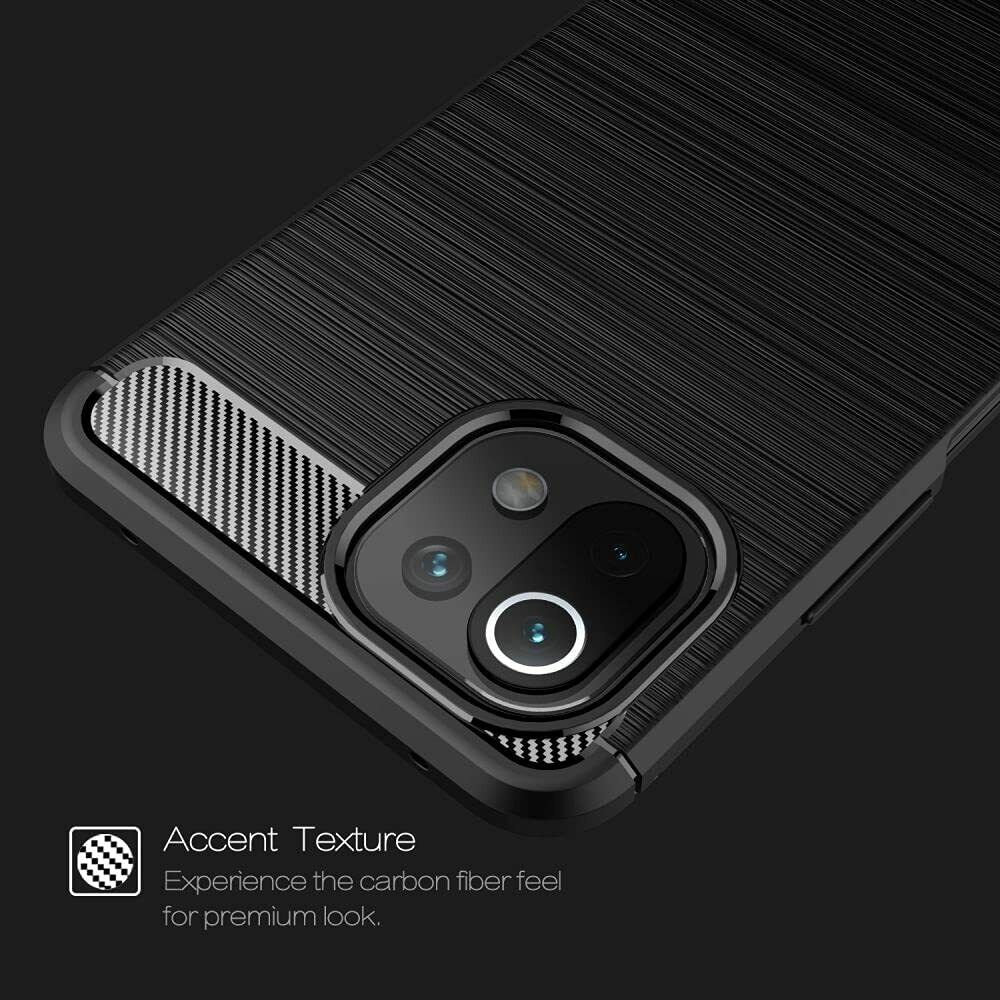 Ốp lưng chống sốc vân kim loại cho Xiaomi Mi 11 5G hiệu Likgus - hàng nhập khẩu