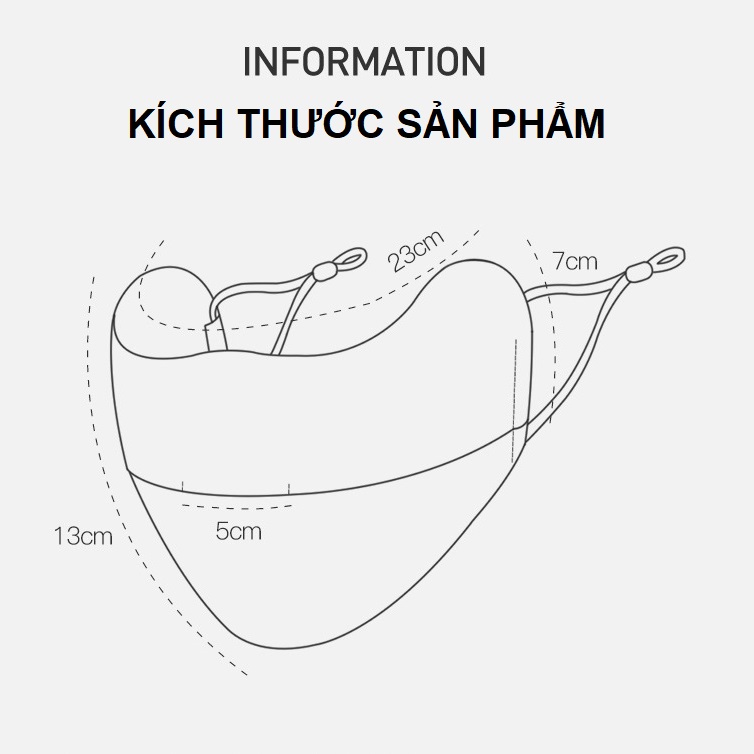 Khẩu trang vải chống nắng nữ thun lạnh kiểu dáng mới Anasi KTO34 - Có lỗ thở chống ngộp