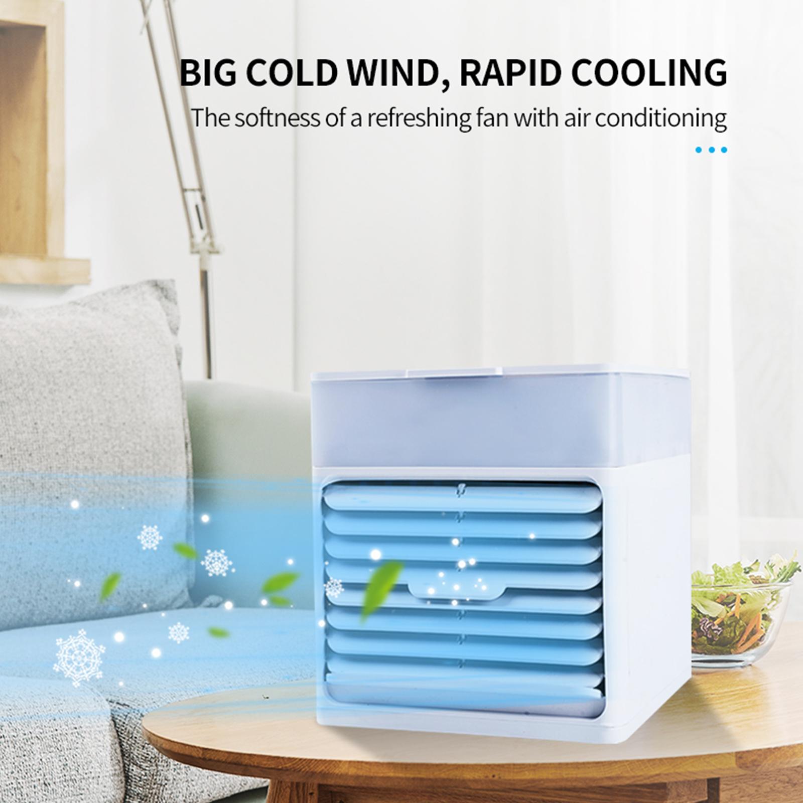 Máy Làm Mát Không Gian Nhỏ 500Ml Phun Sương Với 3 Tốc Độ Gió Yên Tĩnh Chạy Bằng Usb